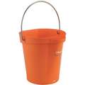 Vikan 1.5 Gallon Plastic Bucket / Cleaning Pail, Orange