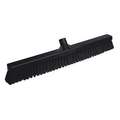 Vikan Soft Wide Bristle Floor Push Broom Head, 2 x 24 inch, Black
