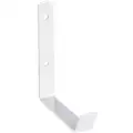 Wall Hook: 1 Hooks, Steel, Painted, 50 lb Working Load Limit, 6 1/2" Hook Height, 6 1/2" Projection