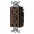 Hubbell Wiring Device-Kellems 15A Industrial Receptacle, Brown; Tamper Resistant: No