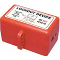 Plug Lockout, Polystyrene, 110/220/550 Voltage, 12/32" Max. Cord Dia.