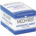 Antiseptic Wipes, Wipes, Box, Wrapped Packets, 5" x 8", PK 20