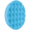 7.5" Blue Foam Grip Pad Sft. Polish Convoluted Face