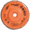 Walter Surface Technologies 4-1/2" Flap Disc, Type 29, 36 Grit, Ceramic Blend, 13300 RPM