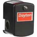 Dayton Water Pump Pressure Switch; Range: 10 to 100 psi, Port Type: (1) Port, 1/4" FNPT