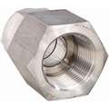 Female Connector, 1" Tube Size, 1" Pipe Size - Pipe Fitting, Metal, 1-5/8" Hex Size