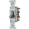 Hubbell Wiring Device-Kellems Wall Switch, Switch Type: 1-Pole, Switch Function: Maintained