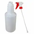 Impact Clear Polypropylene/Polyethylene Trigger Spray Bottle, 32 oz., 1 EA