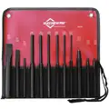 Mayhew Punch and Chisel Set: 12 Pieces, Cold Chisel, Center Punch/Pin Punch/Solid Punch, Pouch