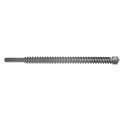 B & A Hammer Drill Bit, 3/8 in Drill Bit Size, 6 in Overall Length, 4 in Max Drilling Depth