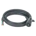T-Connector: 7-Way, PVC, 12 ga_14 ga Wire Gauge, Vehicle and Trailer