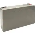 Battery: Sealed Lead Acid, 12 V Volt, 7.2 Ah Battery Capacity, 4" Overall Height, 6" Overall Wd