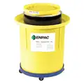 Eagle Polyethylene Spill Collection System for 1 Drum; 70 gal. Spill Capacity, Yellow
