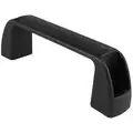 Handle: 15 Series, Inch, Textured, Pull, Glass-Filled Nylon, Black, Drop-In, 5 15/32 in x 1 in
