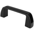 80/20 Handle: 10 Series, Inch, Textured, Pull, Glass-Filled Nylon, Black, Drop-In, 4 13/32 in x 5/8 in