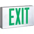 Cooper Lighting LED Universal Exit Sign with Battery Backup, Red Letters and 1 or 2 Sides, 7-1/2" H x 13" W