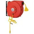Extension Cord Reel Retractable, 75' 3 Outlets Indoor