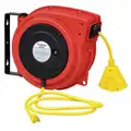 Extension Cord Reel Retractable, 40' 3 Outlets Indoor