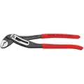 Knipex V-Jaw Groove Joint Tongue and Groove Pliers, Dipped Handle, Max. Jaw Opening: 2", Jaw Width: 1-1/8"