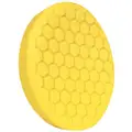 7.5" Yellow Foam Grip Pad Medium Cut Hex Face