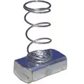Steel Channel Spring Nut, Electro Galvanized Finish