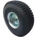 10" Light-Medium Duty Centipede Tread Solid Rubber Wheel, 440 lb. Load Rating