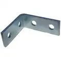 Steel Channel Angle Plate, Electro Galvanized Finish