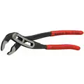 Knipex Tongue and Groove Plier: V, Groove Joint, 1 1/2 in Max Jaw Opening, 7 1/4 in Overall Lg, Serrated
