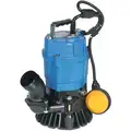 1/2 HP Construction Site/Residential Dewatering Pump with 120VAC Voltage and Discharge NPT 2", 20 f