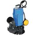 1 HP Construction Site/Residential Dewatering Pump with 120VAC Voltage and Discharge NPT 3", 32 ft.
