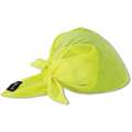 Chill-Its By Ergodyne Evaporative Cooling Triangle Hat, PVA and Cotton, Lime, Universal,1 EA