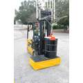 Ultratech 66 gal. Polyethylene Drum Spill Containment Pallet for 2 Drums; Drain Included: Yes