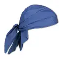 Chill-Its By Ergodyne Evaporative Cooling Triangle Hat, PVA and Cotton, Blue, Universal,1 EA
