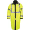 5.11 Tactical Black/Yellow, Rain Jacket, XL, Nylon, Unisex, Hood Style None, High Visibility Yes