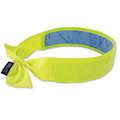 Chill-Its By Ergodyne Evaporative Cooling Bandana, PVA and Cotton, Lime, Universal,1 EA