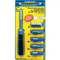 One-Way Screw Remover Screwdriver, Tip Size #10, #12, #14, #6, #8, One-Way Screw Remover, Molded