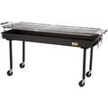 Charcoal Grill: 60 x 24 in, 72 in Overall Lg, 24 in Overall Dp, 31 in Overall Ht