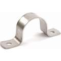 Heavy Duty Pipe Strap: 304 Stainless Steel, 2 in Pipe Size, 5 13/16 in Lg