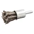 End Brush,Shank 1/4&quot;,Wire 0.