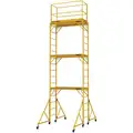 MetalTech Steel Scaffold Tower with 690 lb. Load Capacity, 18 ft. Platform Height
