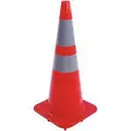 Traffic Cone, 28" Cone Height, Orange, P VC
