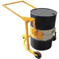 Drum Carrier, Manual, 800 lb Load Capacity, 37 1/2" Overall Length, Steel