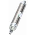1-1/2" Air Cylinder Bore Dia. with 5" Stroke Stainless Steel , Pivot Mounted Air Cylinder