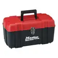 Master Lock Lockout Tool Box, Unfilled, General Lockout/Tagout, Tool Box, Black, Red