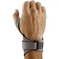 Single Strap Wrist Support, Neoprene Material, Gray, 2XL