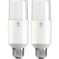GE Lighting 15.0 Watts LED Lamp, Cylindrical, Medium Screw (E26), 1600 Lumens, 5000K Bulb Color Temp., 2 PK