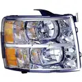 Chevrolet Head Lamp Assembly Passenger Side Lamp, 2007 - 2013, Clear