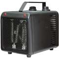 Dayton Portable Electric Heater, Fan Forced, 120VAC, 5118 / 3412 BTU, Black
