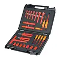 Knipex Insulated Tool Kit: 26 Total Pcs, Drivers and Bits/Sockets and Accessories/Wrenches, SAE
