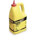 Irwin Strait-Line Marking Chalk Refill, Red, 5 lb, For Use With Self Chalking Line Reels